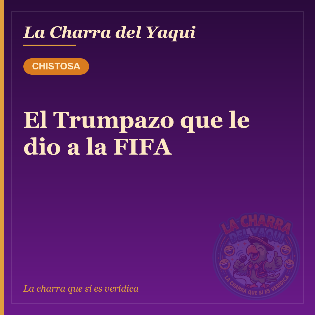 El Trumpazo que le dio a la FIFA